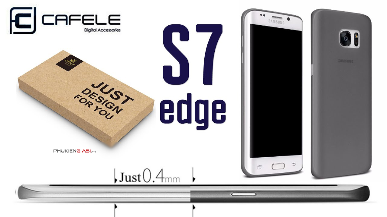 Ốp lưng dẻo giấy Cafele cho Samsung Galaxy S7 Edge