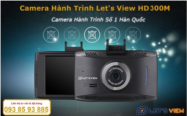 Camera Hành Trình Hàn Quốc Lets View HD 300M