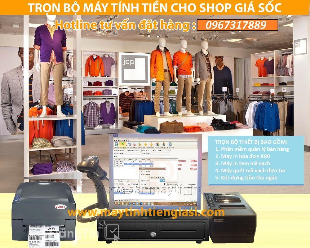 Bán máy tính tiền cho shop thời trang tại Vũng Tàu