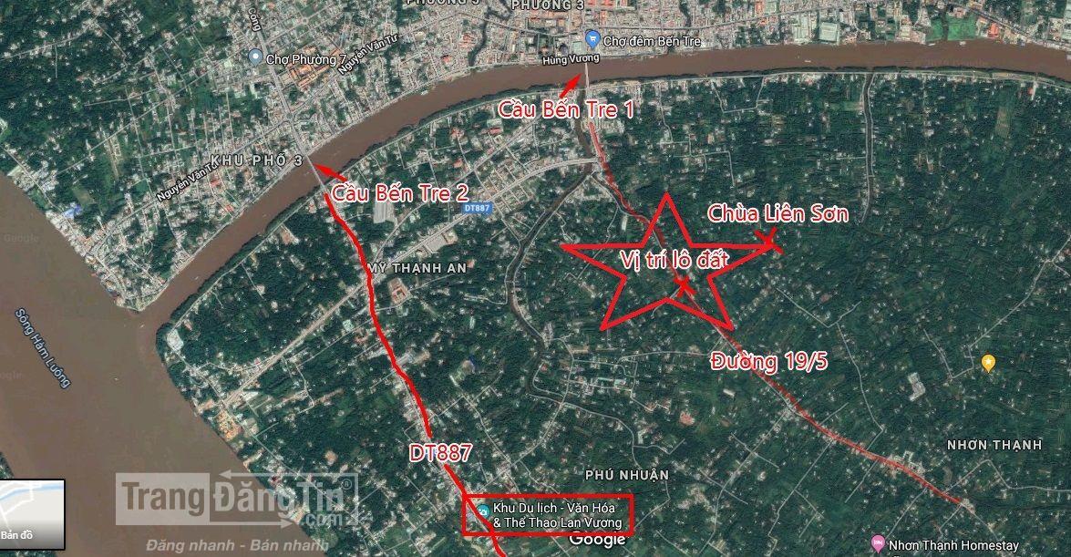 Bán gấp 125m2✴️SHR đất nền thổ cư 100%✴️ Phú Nhuận,Tp Bến Tre