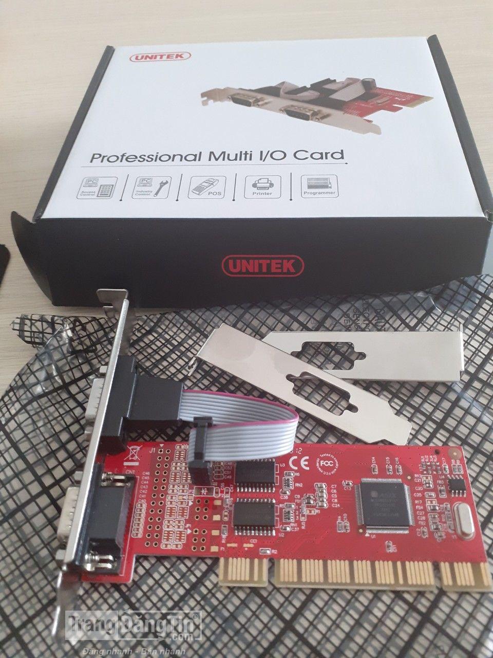 Card chuyển PCI ra 2 cổng COM (Unitek-Y7503)