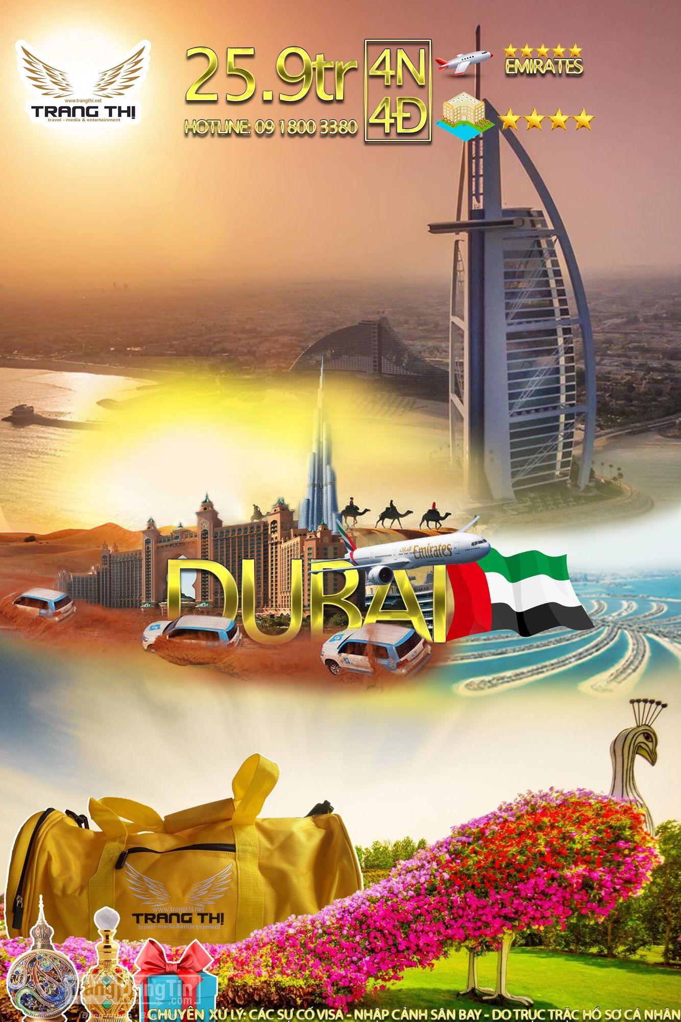 TOUR DUBAI 4N4Đ KHUYẾN MÃI CHỈ 29,5 TRIỆU