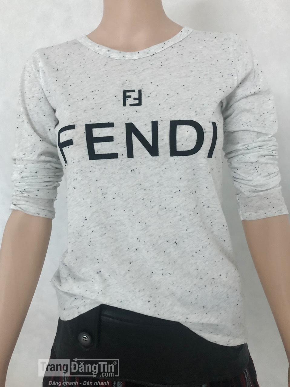 Áo thun cotton in chữ FENDI giá sỉ cực rẻ chỉ 2x, hàng chia ri 9 màu.