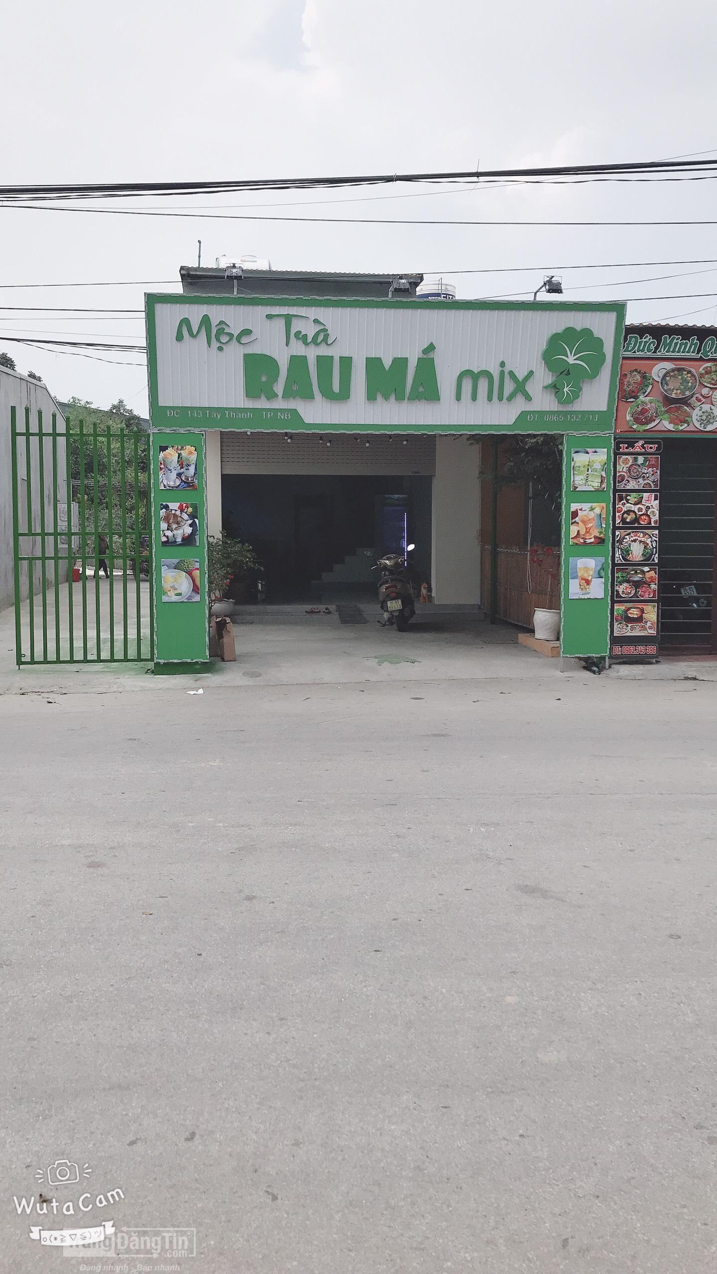 Bán máy tính tiền cho cửa hàng Mộc trà rau má mix giá rẻ tại shop Ninh