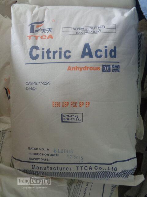 Bột chua Citric Acid Anhydrate – TTCA China