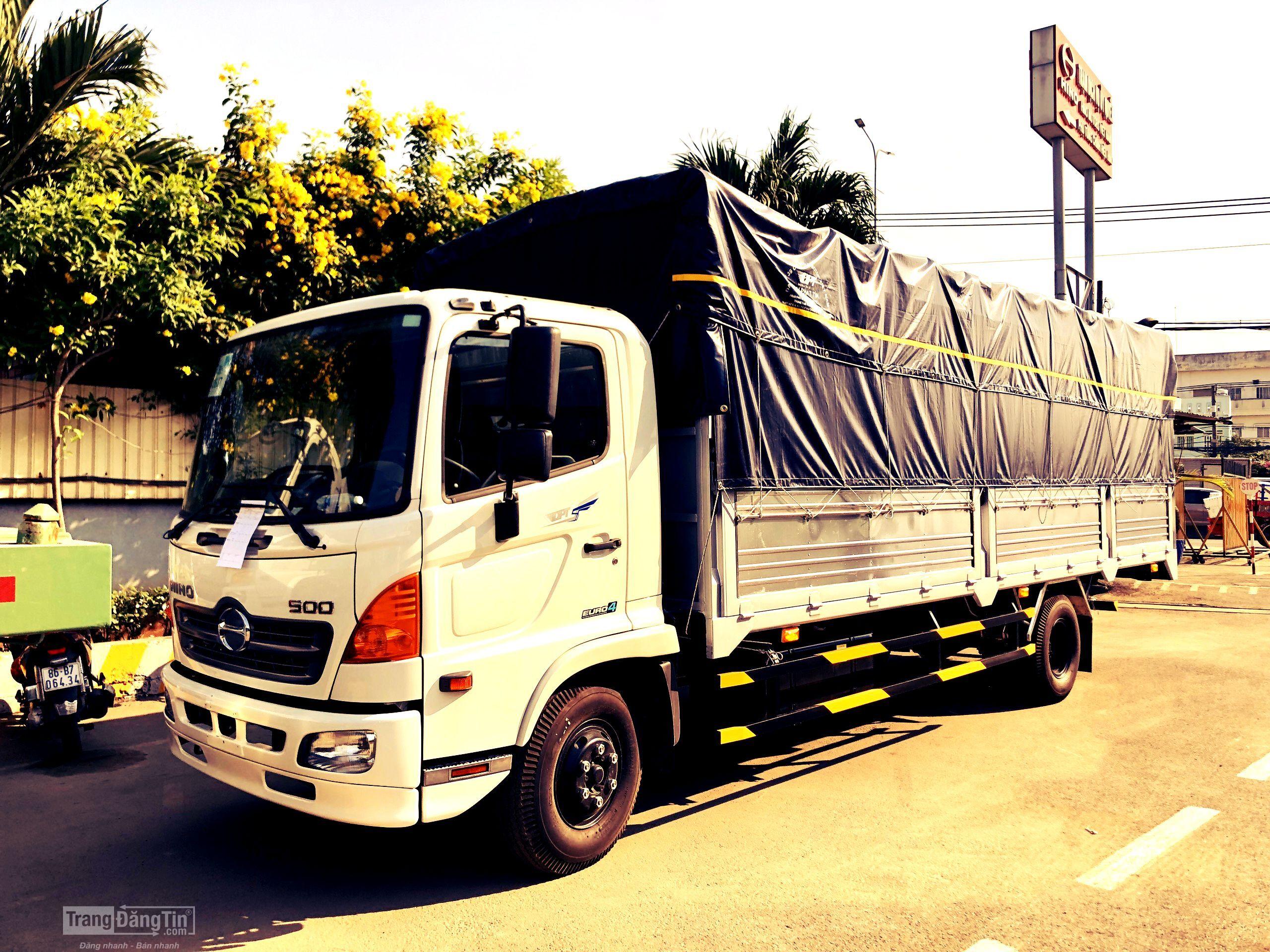 xe tải hino 500 thùng 5,6m, 6m7,7m2 mui bat 