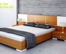 Giường ngủ hiện đại gỗ sồi nga giá rẻ