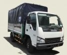 Xe tải Isuzu 1T5 thùng mui bạt QKR77FE4, thùng 3m6, 462 triệu
